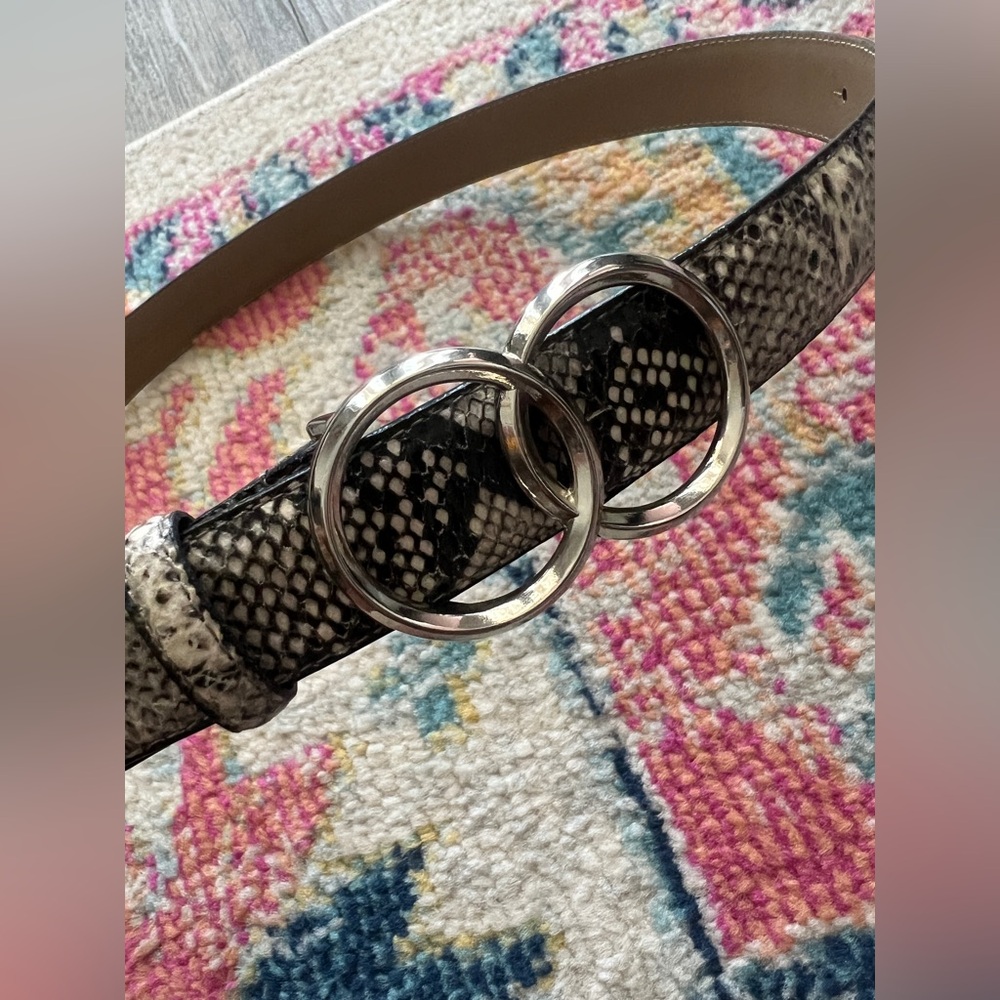NWOT Express Snakeskin Faux Leather Belt Small
